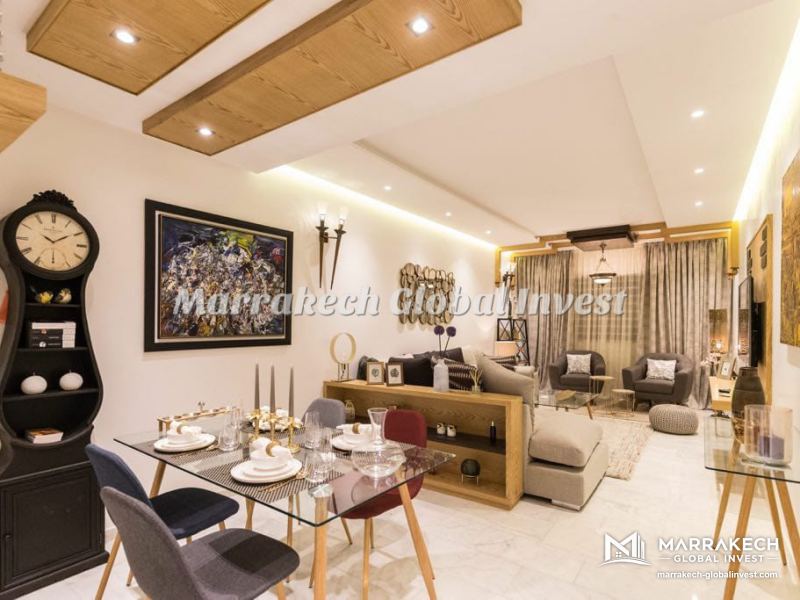 Appartement F3 110 m² en résidence sécurisée à vendre – Guéliz, Marrakech