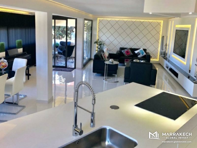 Appartement F3 familial avec balcon à vendre – Hivernage, Marrakech
