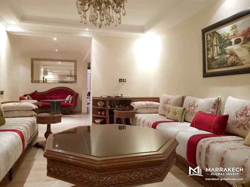 Appartement 2 chambres avec grand balcon à vendre – Avenue Abdelkrim El Khattabi, Guéliz