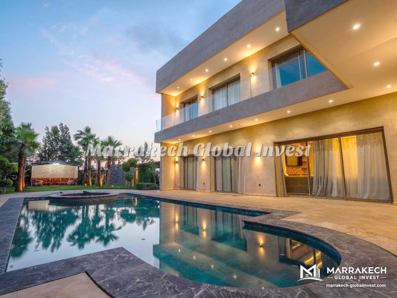Villa 7 suites avec piscine en location saisonnière – Route de l'Ourika, Marrakech