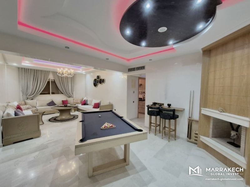 Appartement F3 meublé avec piscine à louer – Route de Casa, Marrakech