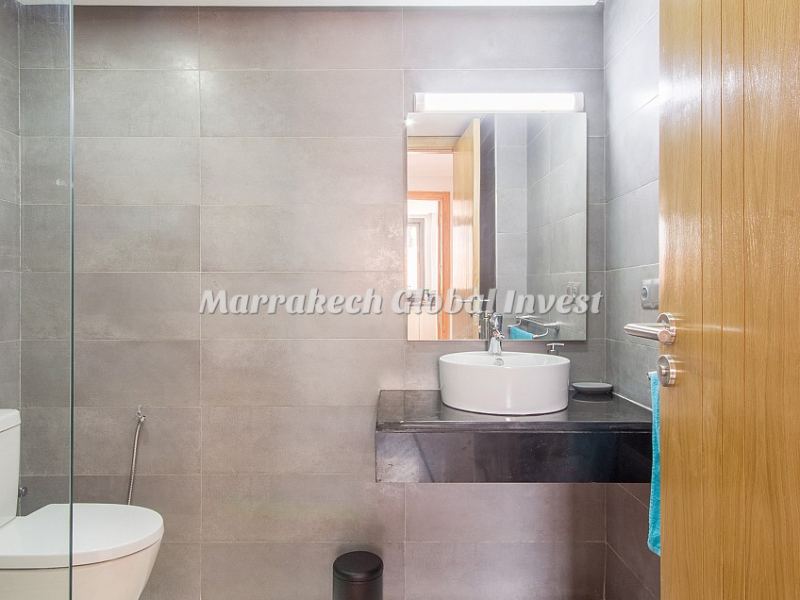 Appartement design 2 chambres en location saisonnière – Guéliz, Marrakech