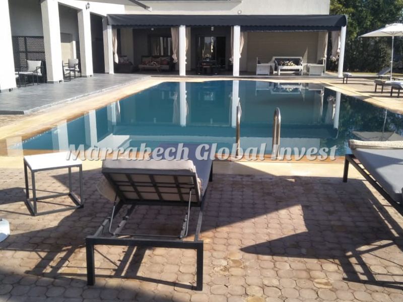 Villa 5 chambres avec piscine en location saisonnière – Route de Fès, Marrakech