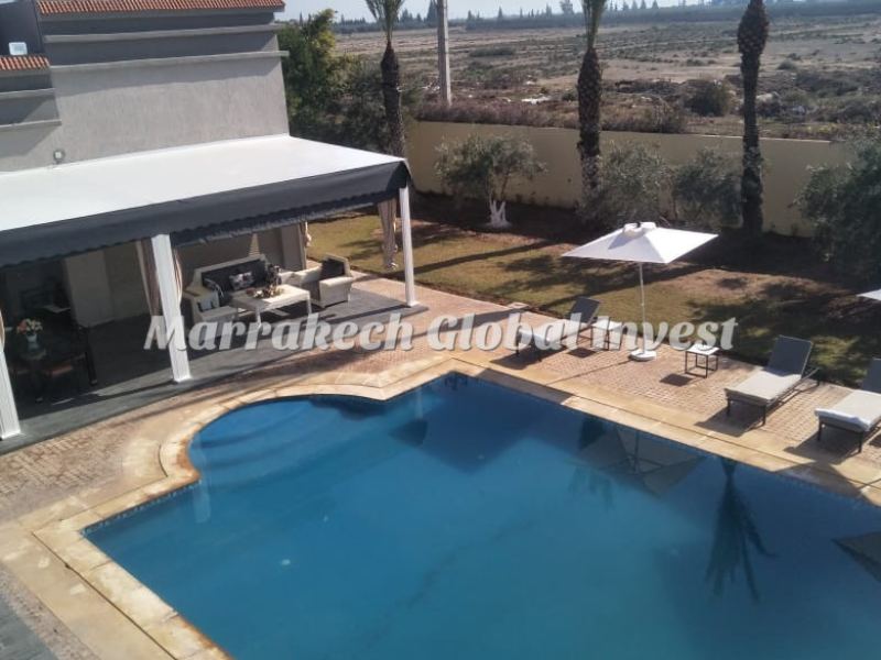 Villa 5 chambres avec piscine en location saisonnière – Route de Fès, Marrakech – photo 4