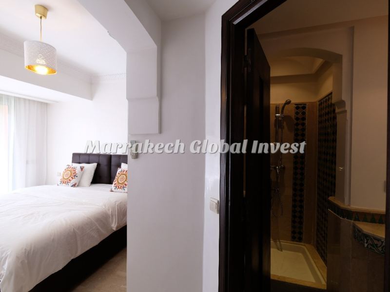 Appartement avec terrasse et piscine en location saisonnière – Hivernage, Marrakech – photo 3
