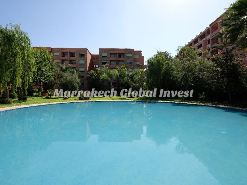 Appartement avec terrasse et piscine en location saisonnière – Hivernage, Marrakech – photo 4