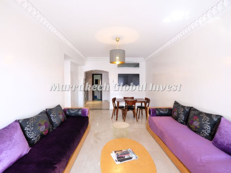 Appartement avec terrasse et piscine en location saisonnière – Hivernage, Marrakech – photo 5