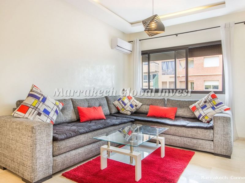 Appartement F3 design avec internet en location saisonnière – Guéliz, Marrakech – photo 3