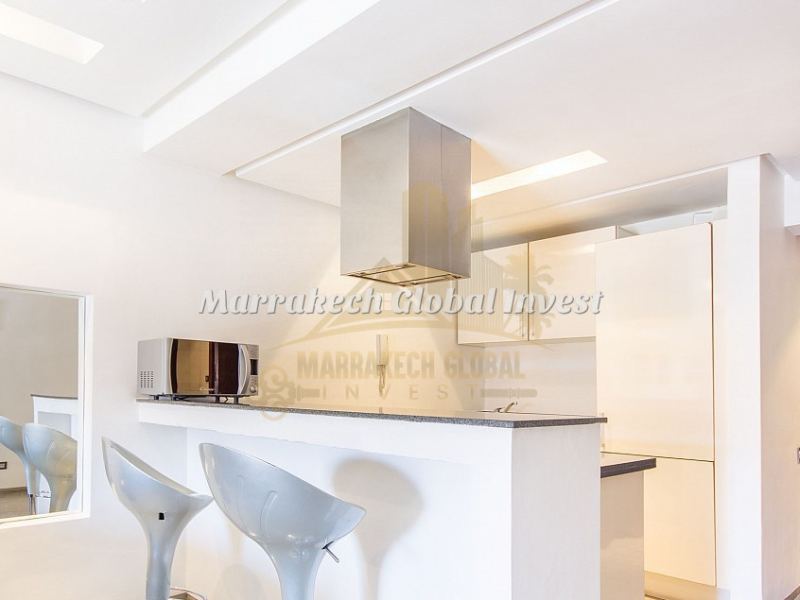 Appartement 2 pièces meublé en location saisonnière – Guéliz, Marrakech