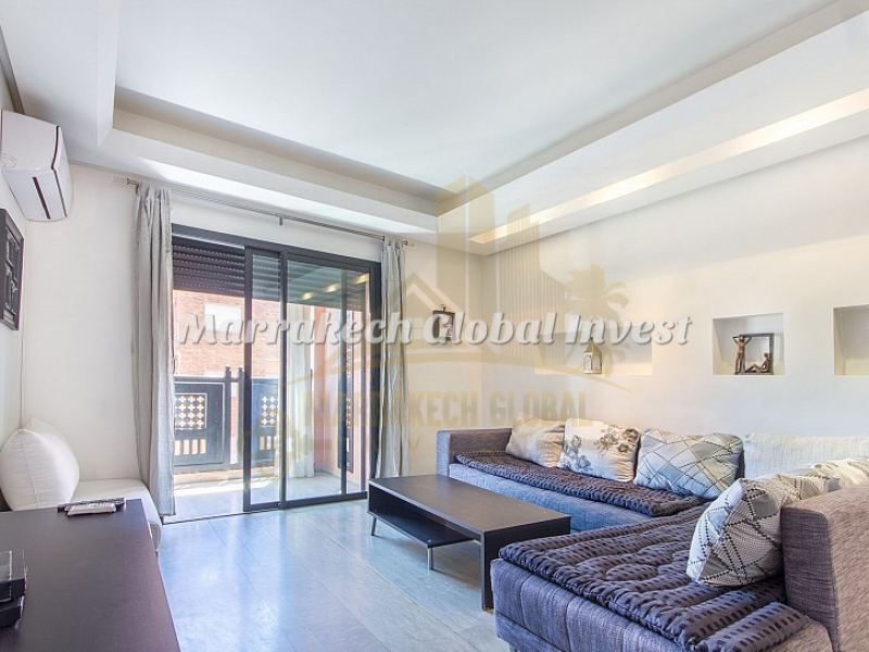 Appartement 2 pièces meublé en location saisonnière – Guéliz, Marrakech – photo 3