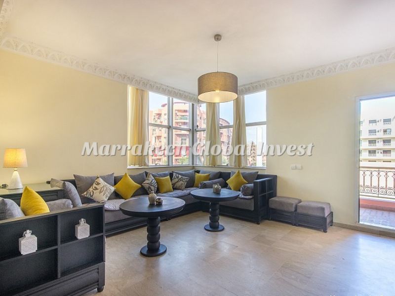 Appartement F3 avec terrasse et piscine à vendre – Guéliz, Marrakech – photo 3