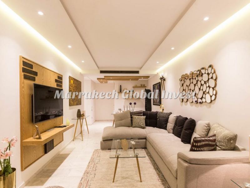 Appartement F3 110 m² en résidence sécurisée à vendre – Guéliz, Marrakech – photo 2