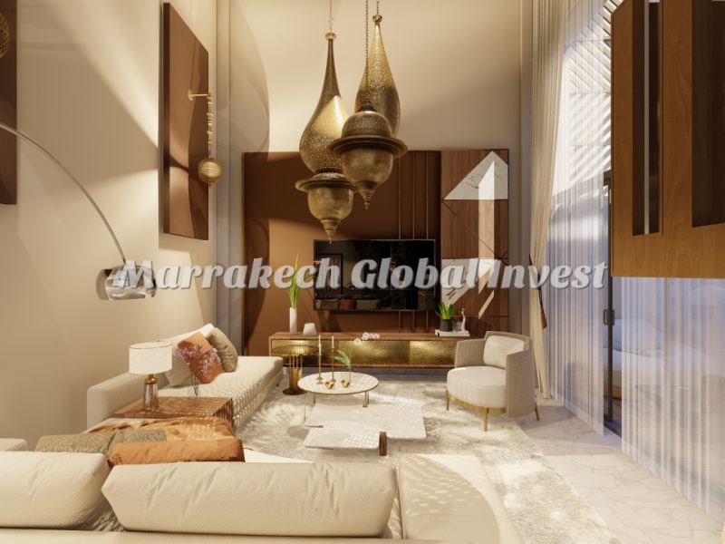 Duplex 3 chambres avec cour à vendre – Guéliz, Marrakech – photo 3