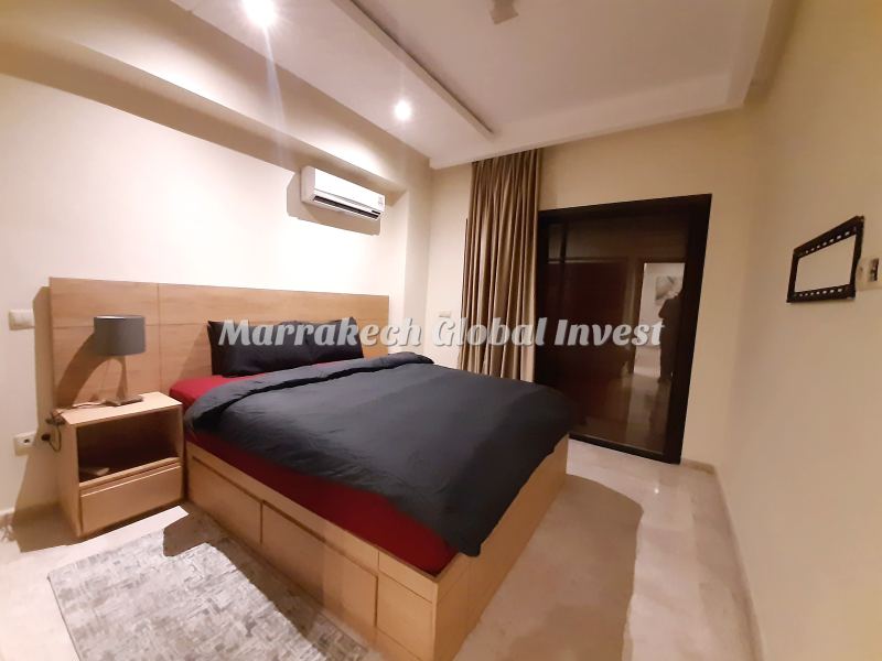 Appartement 1 chambre meublé avec long balcon à louer – Guéliz, Marrakech – photo 3