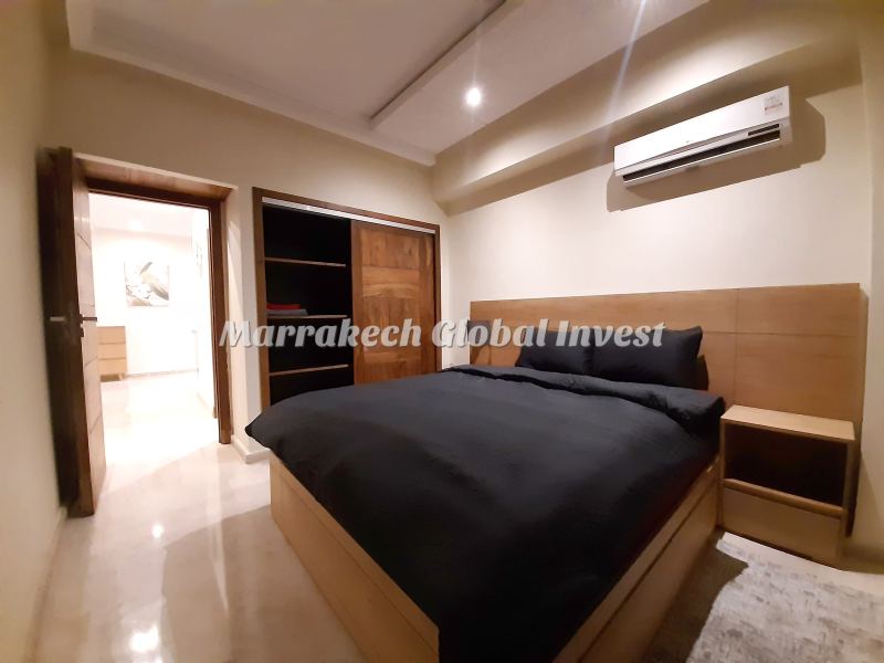 Appartement 1 chambre meublé avec long balcon à louer – Guéliz, Marrakech – photo 4