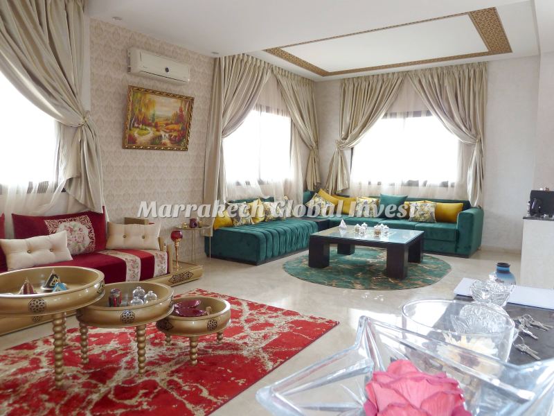 Villa connectée 4 chambres meublée à vendre – Targa, Marrakech – photo 3