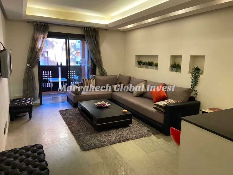 Appartement F2 avec cuisine américaine à louer – Guéliz, Marrakech – photo 3