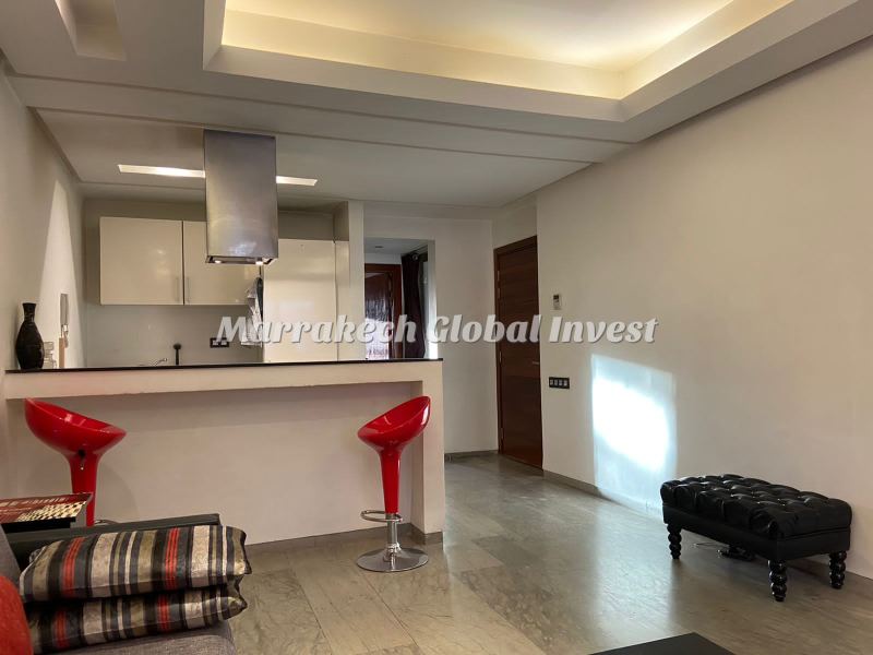 Appartement F2 avec cuisine américaine à louer – Guéliz, Marrakech – photo 4