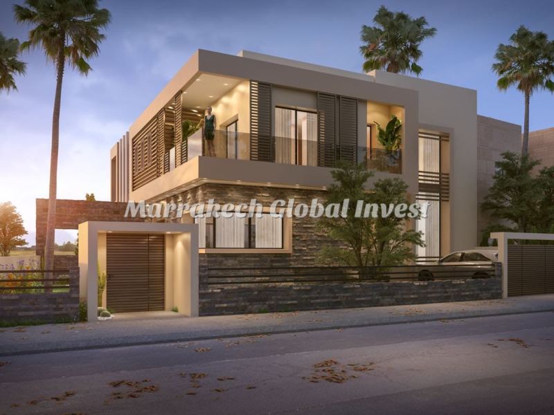 Villa d'architecte neuve 5 suites avec piscine à vendre – Golf Argane, Marrakech