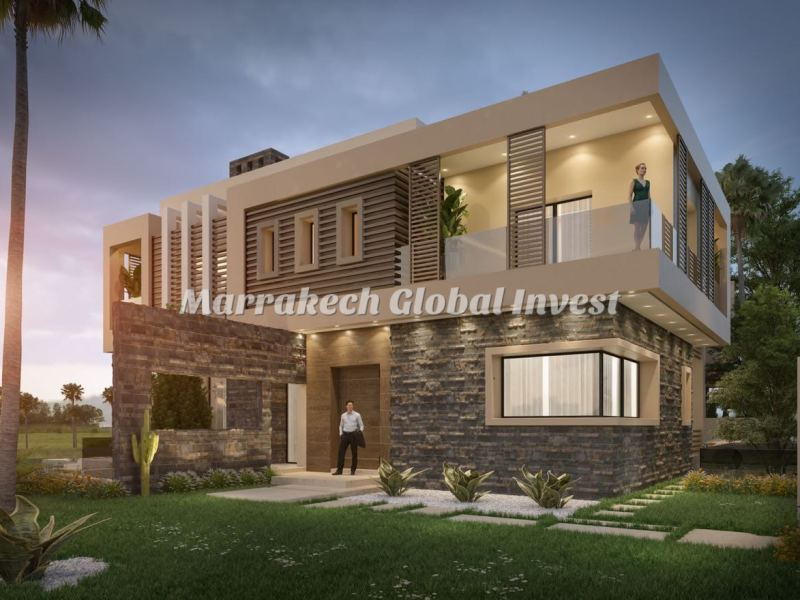 Villa d'architecte neuve 5 suites avec piscine à vendre – Golf Argane, Marrakech – photo 2