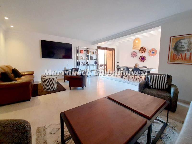 Appartement F3 de luxe meublé avec terrasse près du Carré Eden – Guéliz, Marrakech – photo 2