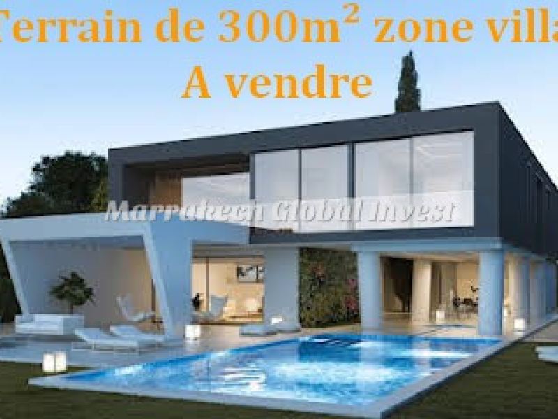 Terrain villa 300 m² à vendre – Route de Casa, Marrakech