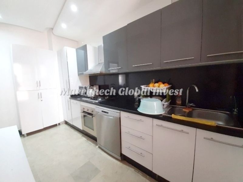 Appartement F3 de luxe meublé avec piscine à louer – Agdal, Marrakech
