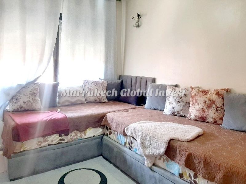 Appartement moderne meublé en résidence fermée à louer – Charaf, Marrakech