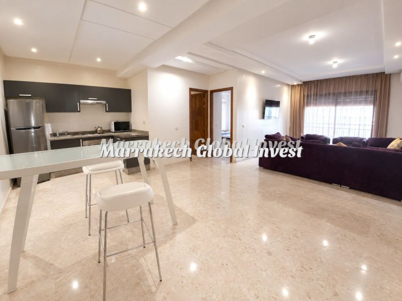 Studio moderne meublé avec terrasse et piscine à louer – Guéliz, Marrakech – photo 3