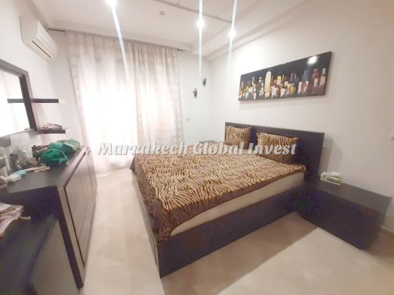 Appartement F2 meublé avec piscine à louer – Guéliz, Marrakech