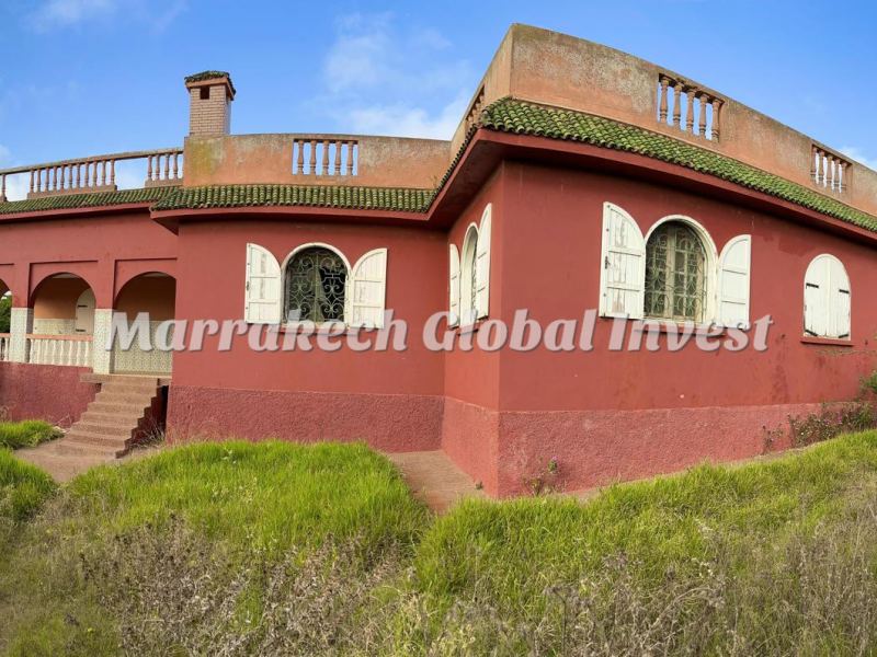 Ferme de 4,8 hectares avec villa à vendre – Ben Yekhlaf, Mohammedia