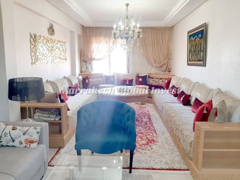 Appartement vide 3 chambres 102 m² avec piscine à vendre – Mabrouka, Marrakech