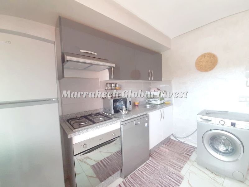 Appartement 2 chambres meublé à louer – Camp El Ghoul, Guéliz, Marrakech – photo 3