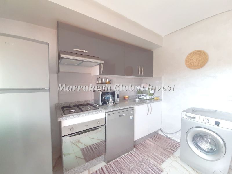 Appartement 2 chambres meublé à louer – Camp El Ghoul, Guéliz, Marrakech – photo 4