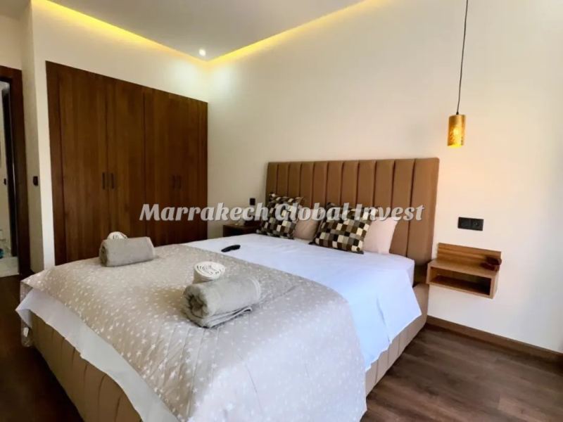 Studio F2 meublé avec balcon à louer – Guéliz, Marrakech