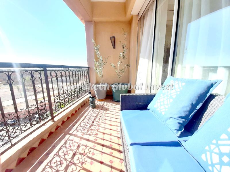 Appartement F3 meublé 95 m² à louer – Victor Hugo, Guéliz, Marrakech