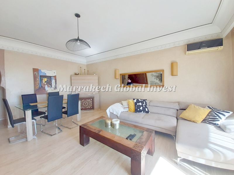 Appartement F3 meublé 95 m² à louer – Victor Hugo, Guéliz, Marrakech – photo 2