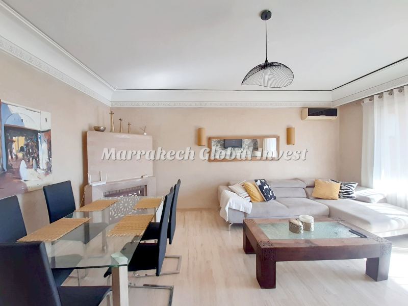Appartement F3 meublé 95 m² à louer – Victor Hugo, Guéliz, Marrakech – photo 3