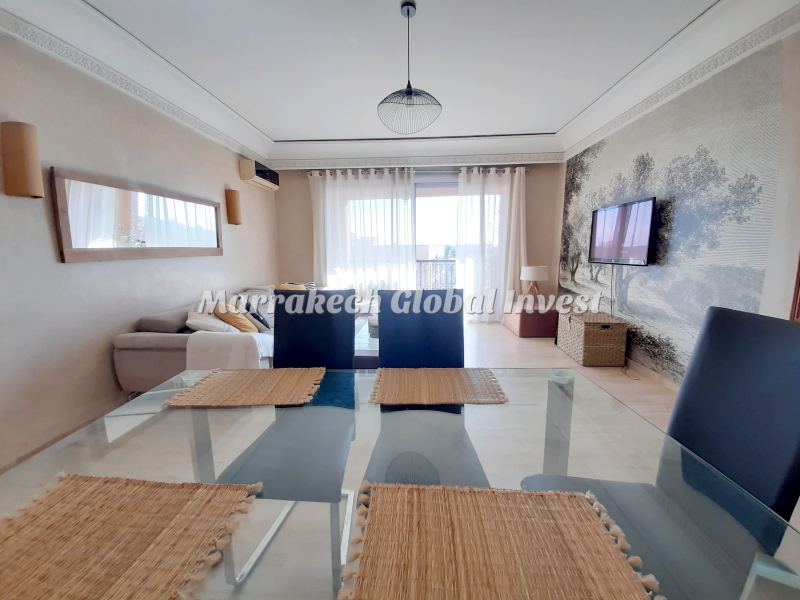 Appartement F3 meublé 95 m² à louer – Victor Hugo, Guéliz, Marrakech – photo 4