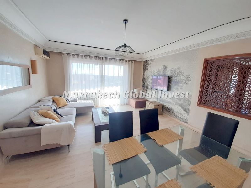 Appartement F3 meublé 95 m² à louer – Victor Hugo, Guéliz, Marrakech – photo 5