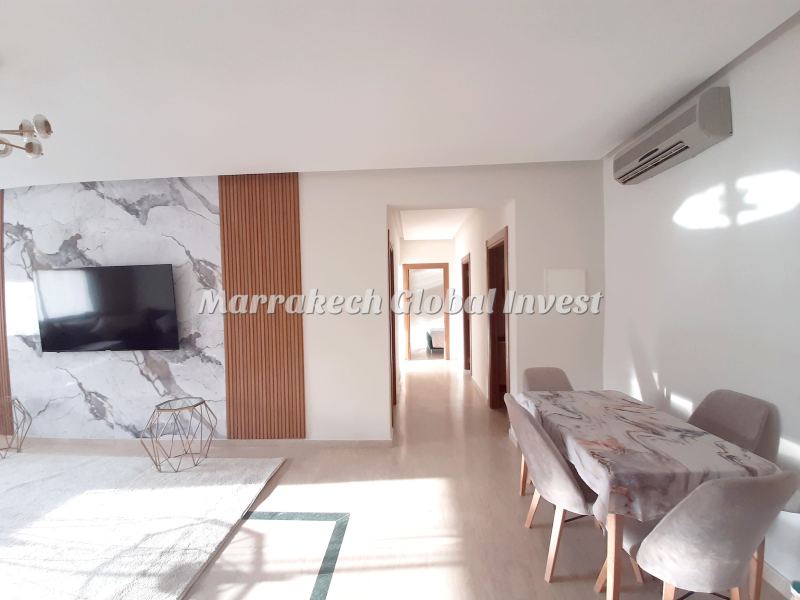Appartement F3 haut standing meublé avec piscine à louer – Hivernage, Marrakech – photo 3