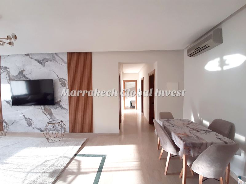 Appartement F3 haut standing meublé avec piscine à louer – Hivernage, Marrakech – photo 4
