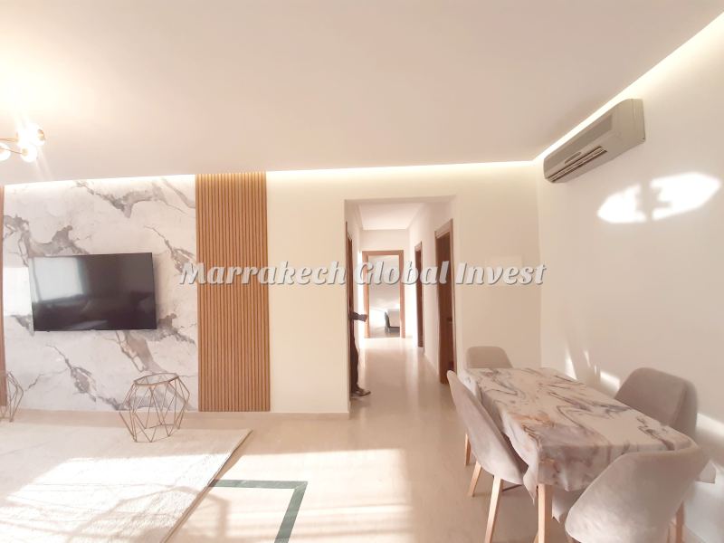 Appartement F3 haut standing meublé avec piscine à louer – Hivernage, Marrakech – photo 5