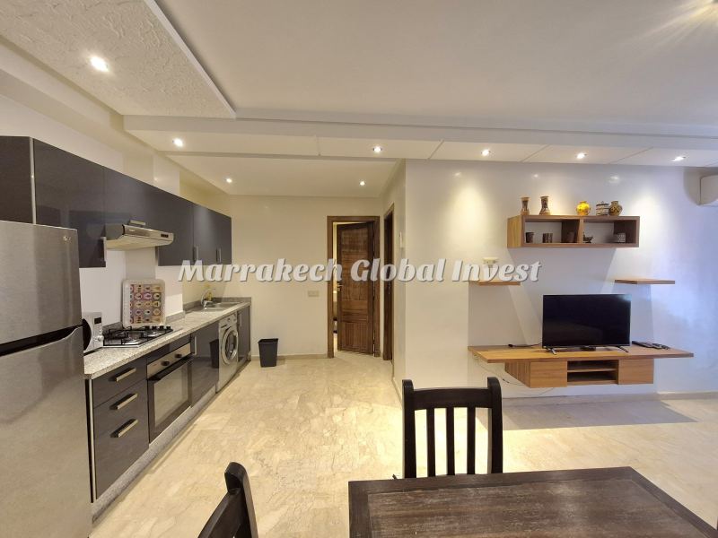 Studio meublé haut standing 50 m² à louer – Guéliz, Marrakech