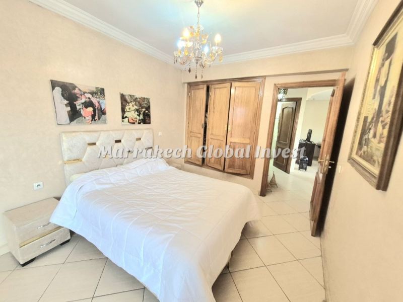 Appartement 2 chambres meublé avec terrasse à louer – Victor Hugo, Marrakech – photo 3
