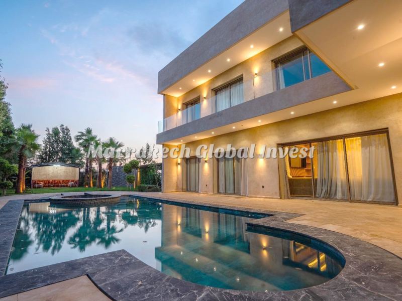 Villa 7 suites avec piscine en location saisonnière – Route de l'Ourika, Marrakech