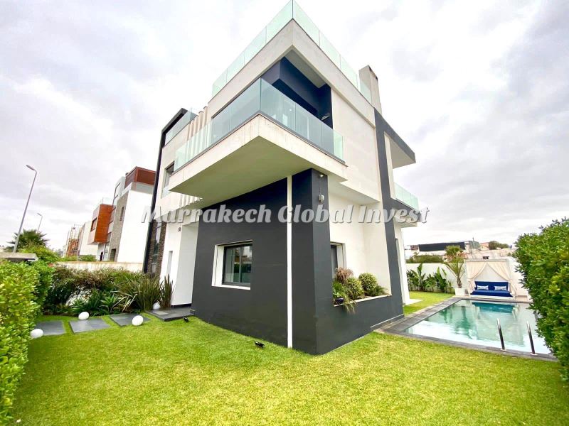 Villa de luxe 4 chambres avec piscine et vue mer à vendre – Dar Bouazza, Casablanca – photo 2