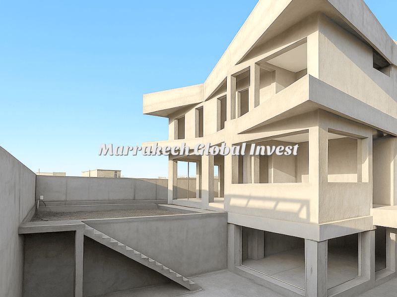 Villa semi-finie 7 chambres à vendre – Route de l'Ourika, Marrakech