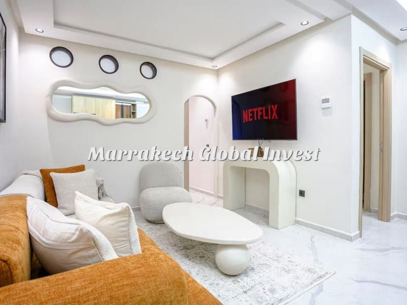 Appartement haut standing 2 chambres avec piscine à louer – Hivernage, Marrakech – photo 4