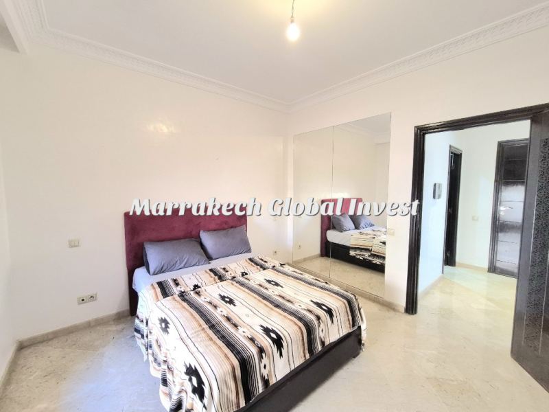 Studio haut standing meublé avec 2 balcons à louer – Guéliz, Marrakech